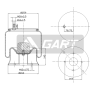 sospensione/torpress/molla ad aria completa mercedes A9463280401