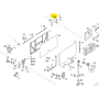 staffa di attacco molle a gas bauli mercedes a6137500102