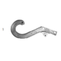 cerniera alluminio dx portello motore iveco 8458734
