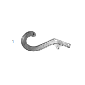 cerniera alluminio dx portello motore iveco 8458734