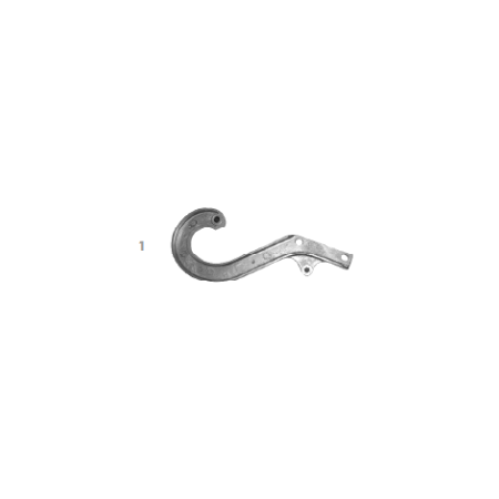 cerniera alluminio dx portello motore iveco 8458734