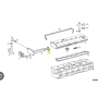 guarnizione coperchio pozzetto testa cilindri mercedes a0000180480
