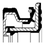 anello tenuta/paraolio ruote ant 100x130x13 nbr mercedes a0149970046