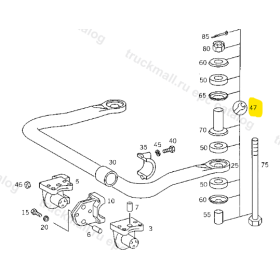 kit barra stabilizzatrice/torsione mercedes a3003200028