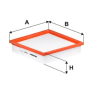 filtro aria dell'abitacolo carboni attivi 211x211x49 volvo 20409908 8143691 hifi 300902ca