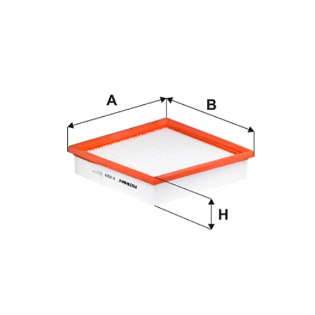 filtro aria dell'abitacolo carboni attivi 211x211x49 volvo 20409908 8143691 hifi 300902ca