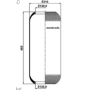 membrana sospens pneum 1s 270 27 iveco 500319479 500055245 2991854