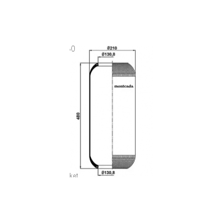 membrana sospens pneum 1s 270 27 iveco 500319479 500055245 2991854