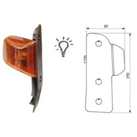 indicatore direzione laterale sinistro cobo 0432100001 iveco 41221029 504135541