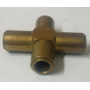 raccordo croce/4 vie ottone innesto rapido tubi da 10mm effebi 303532