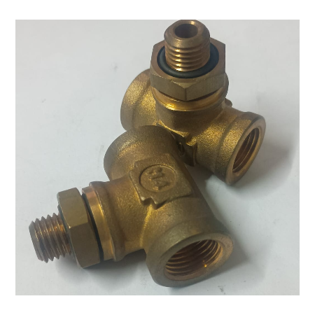 raccordo 3 vie ottone iso  mg pi12x1,5/16x1,5 effebi 54294