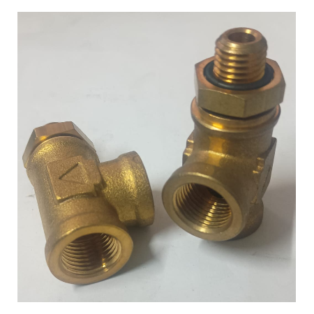 raccordo 3 vie ottone iso mg br12x1,5/16x1,5 effebi 54274