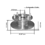 serie dischi freno anteriore daily iveco 1904529