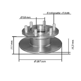 serie dischi freno anteriore daily iveco 1904529