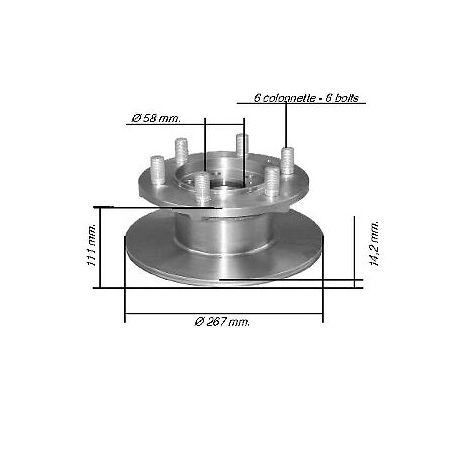 serie dischi freno anteriore daily iveco 1904529