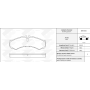serie pastiglie freno disco ant/post iveco 2996535 2995633 2996346