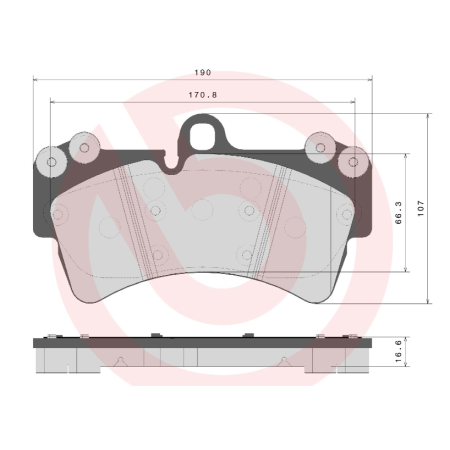 serie pastiglie/pasticche freno audi-volkswagen 4l0698151a/b/c