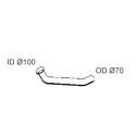 tubo gas di scarico anteriore 150.17/159.17/85 iveco 61590767