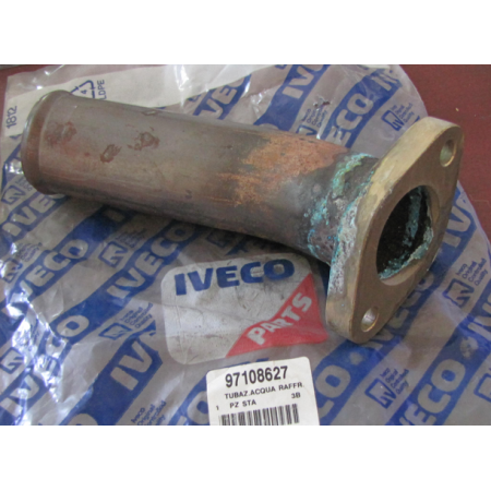 tubazione flangiata liquido di raffreddamento rame iveco 97108627