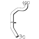 tubo gas di scarico posteriore 170nc26  iveco 4708440