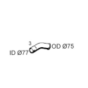 tubo gas di scarico posteriore imasaf 75670800 iveco 98447603 98427453 2135993