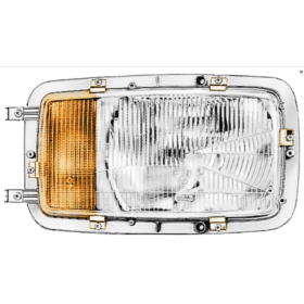 Faro principale anteriore destro hella 1EH002658341 mercedes  A3818203061 A3818204461