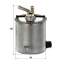 filtro carburante renault 5001869788 7845132676 nissan 16400lc30b 16400es60d 16400es60a nipparts n1331046