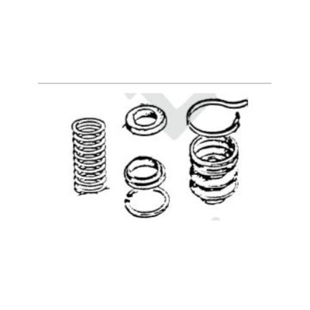 kit riparazione cilindro idraulico dm 23,81  trasmettitore frizione iveco 8124831 8124610