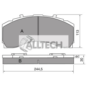 kit pastiglie/pasticche ant mercedes a0064205220 a0064201420 a0064205220