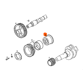 mozzo flangiato comando distribuzione iveco 61316848 955113