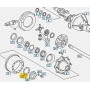guarnizione piana coperchio mozzo ruota anteriore mercedes a3223560179