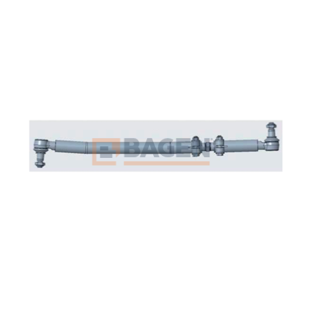 tirante sterzo sx cuffie rotte m240 813L dm 42 cono 26 breda d049072