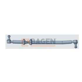 tirante sterzo destro cuffie rotte 26cono 42 dm 813 lung breda d049071