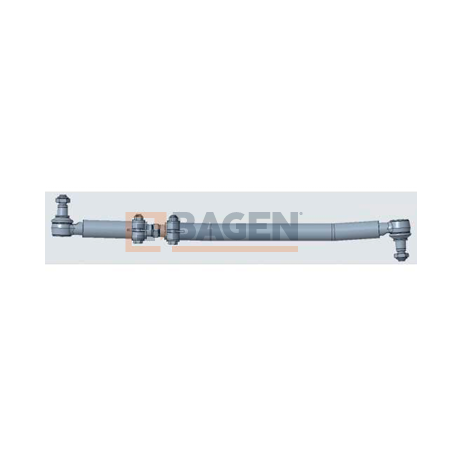 tirante sterzo destro cuffie rotte 26cono 42 dm 813 lung breda d049071