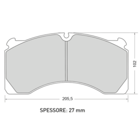 pastiglie freno per rimorchi iveco 500036695 alltech 130117