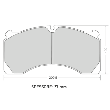 pastiglie freno per rimorchi iveco 500036695 alltech 130117