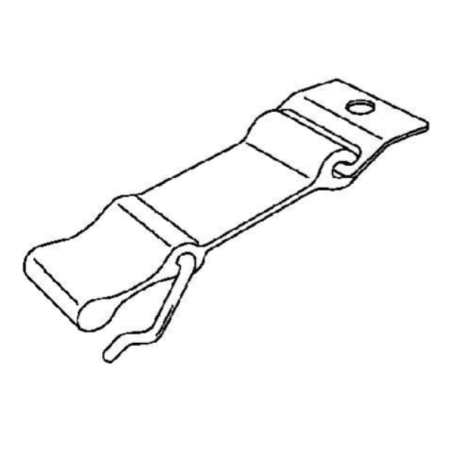 cinghia di fissaggio elastica in gomma iveco 41016244