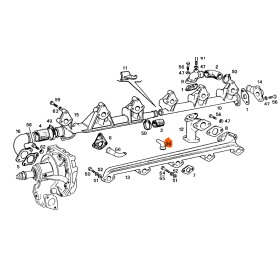 tubo circuito raffreddamento  iveco 4638192 503476144