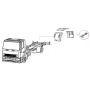 cinghia di fissaggio ancoraggio parafango posteriore  iveco 42125681