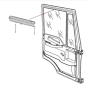 tendina parasole porta dx iveco 98475515