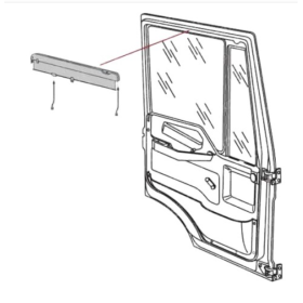 tendina parasole porta dx iveco 98475515