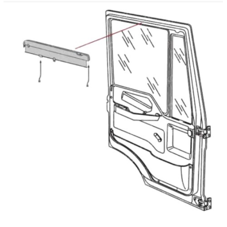tendina parasole porta dx iveco 98475515