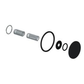 kit riparaz valvola pneum diafram/membr e guarniz  wabco 9750010002