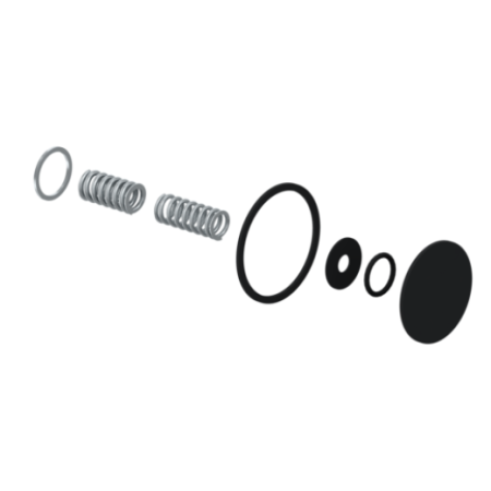 kit riparaz valvola pneum diafram/membr e guarniz  wabco 9750010002