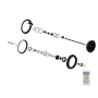 kit valvola e pistone servofrizioni pneum ed idraul wabco 9700519092 iveco 8124410