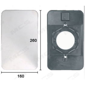 piastra vetro specchio convesso grandang sx/dx iveco 42558713 93193201