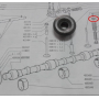 scodellino superiore della molla valvola motore iveco 4578175