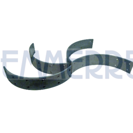 serie di ceppi/guarnizioni freno anteriore std 325x100 iveco 1906121