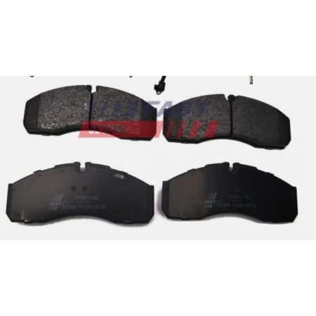 serie pastiglie freni 164,8x67,9x20,2 anteriore iveco 42536101 42535782, 2995632, 42548192, 504093779