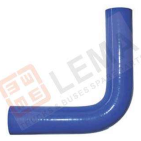 manicotto a gomito 90°silicone Ø 48mm 200x200mm lema 4001.48